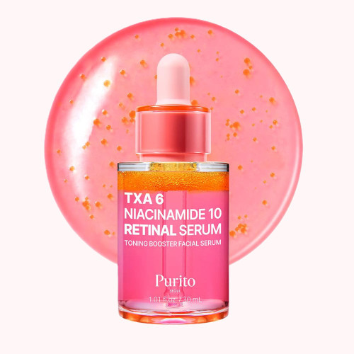 سرم ضد لک و ضد چروک قوی پیوریتو PURITO TXA 6% + Niacinamide 10% + Retinal