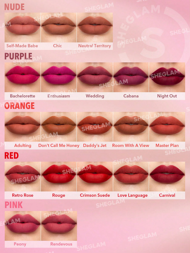 رژ لب جامد شیگلم مدل Matte Allure