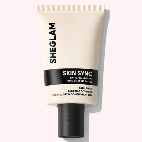 کرم پودر تیوپی شیگلم مدل Skin Sync Satin Foundation