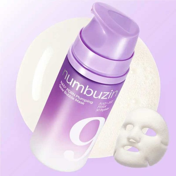 ماسک حبابی روشن کننده، جوانساز و ضد چروک NAD+ و PDRN نامبوزین
