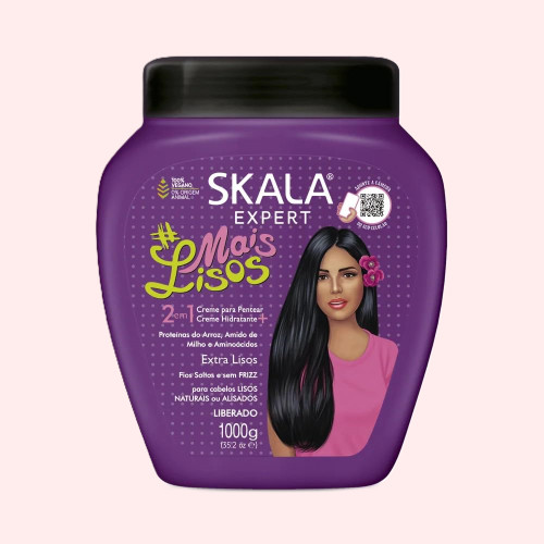 کرم موهای صاف ۲ در ۱ اسکالا مدل SKALA Mais Lisos